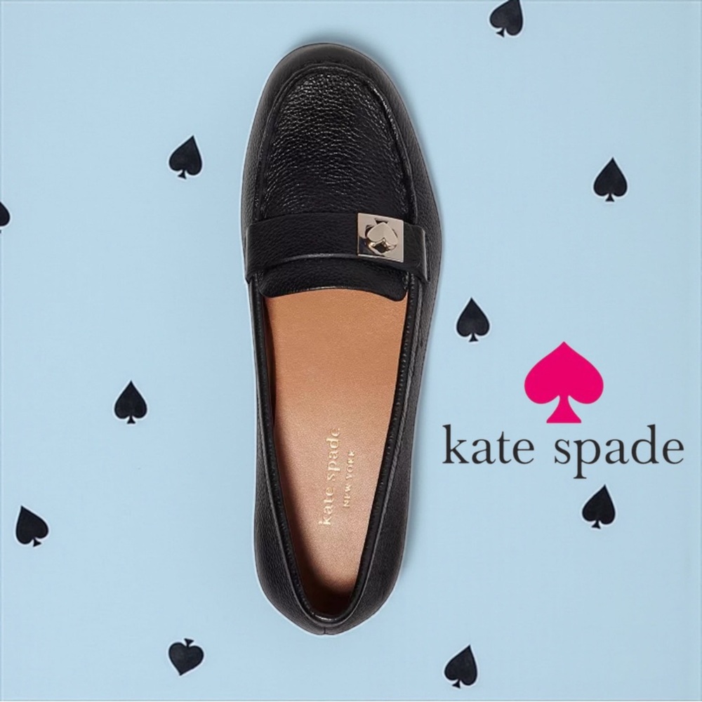 Kate Spade Camellia Loafers Black Size 9.5  B NEW IN BOX!